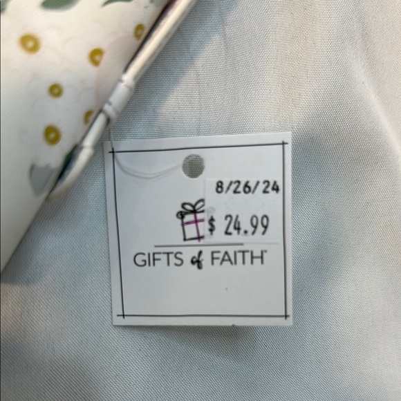 Floral Bible Cover Case with Handle, Zipper, “Always Choose Joy” on back, BNWT - Picture 5 of 11